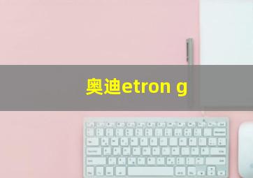 奥迪etron g